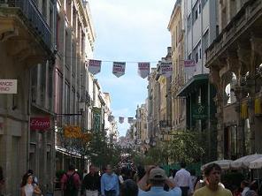 Rue Sainte-Catherine, principale rue commerante de la ville