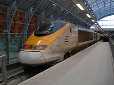 Arrive de l'Eurostar  Londres