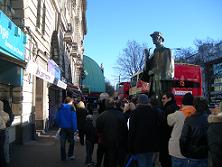 La statue de Sherlock Holmes