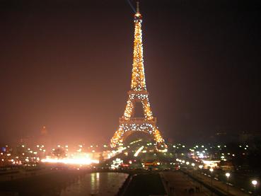 Vue de la Tour Eiffel depuis le Trocadro