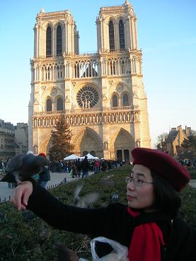 Chadida et les pigeons de Notre-Dame
